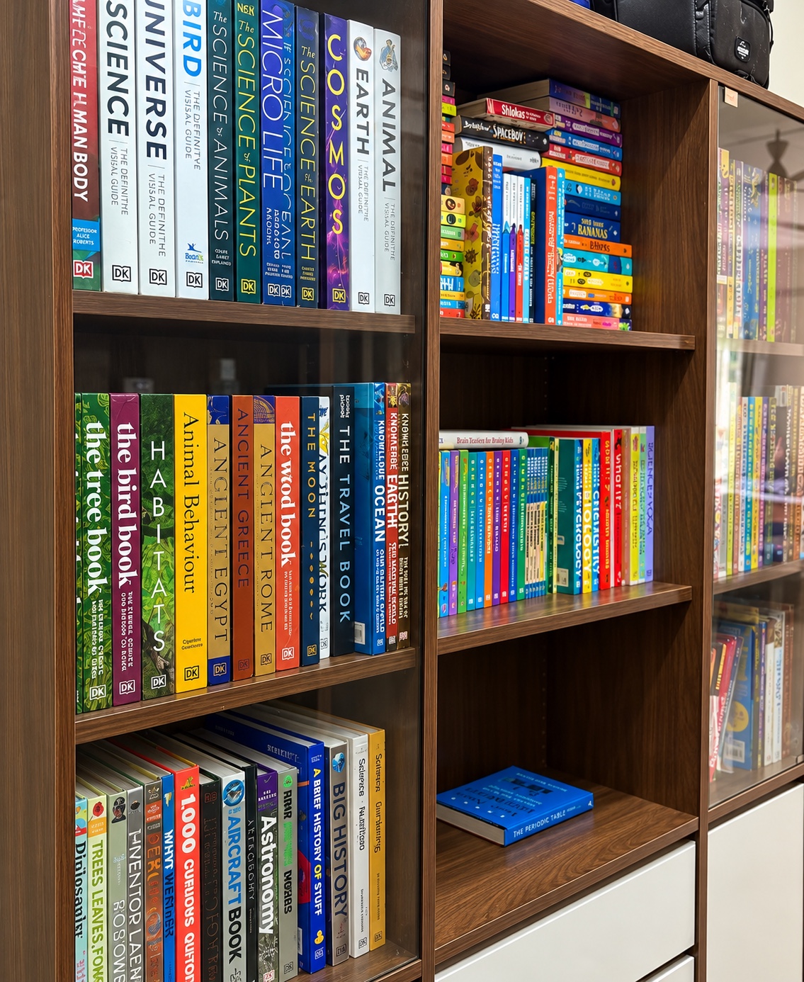 A stack of technical books from 2025